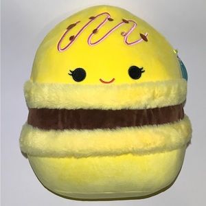 Squishmallows 11" Plush - Lemon & Chocolate Macaroon - Visconti, New with tags